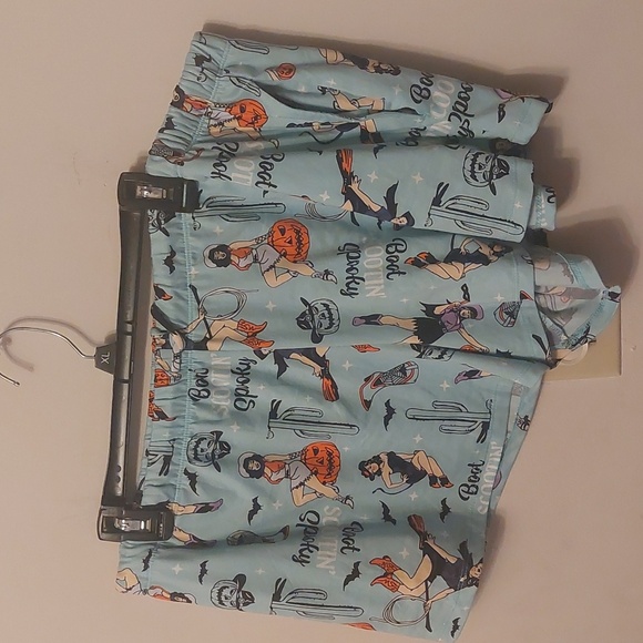 Way To Celebrate Halloween Pajama Set Top And Shorts Sz XL (16-18) - Picture 4 of 16